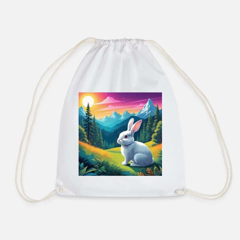Lapin - Sac de sport léger - blanc