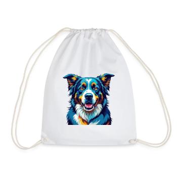 Bucovine Berger Chien Race Dessin Animé Kawaii - Sac de sport léger - blanc - Devant