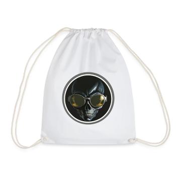 They live - Drawstring Bag - white - Front