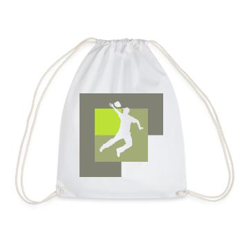 Tournoi de sacs de cornhole - Sac de sport léger - blanc - Devant