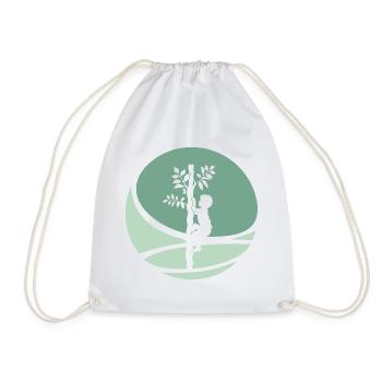 Grimpeur Singe grimpant - Sac de sport léger - blanc - Devant