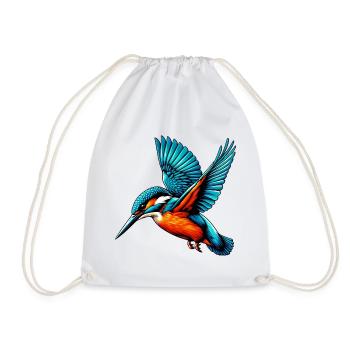 Martin-pêcheur - Sac de sport léger - blanc - Devant