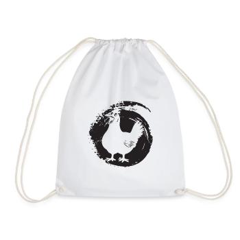 Oeuf de poule de Pâques - Sac de sport léger - blanc - Devant