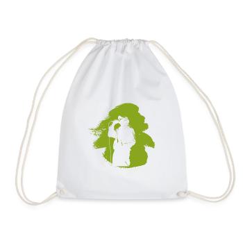 Graffiti Rapper Urban - Drawstring Bag - white - Front