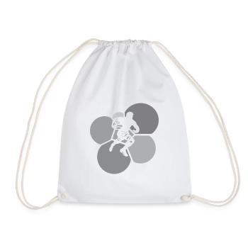 Rugby Players Football Rugby - Drawstring Bag - white - Front