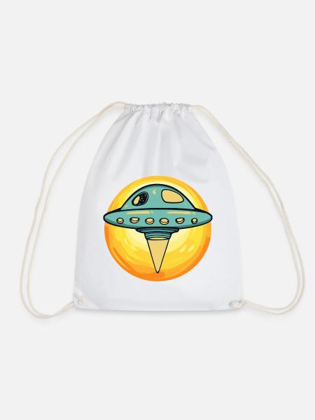 UFO Mars - Turnbeutel - Weiß