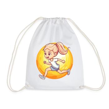 Running Sprint Runner - Drawstring Bag - white - Front