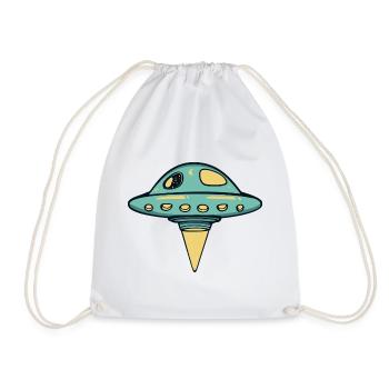 OVNI Scifi - Sac de sport léger - blanc - Devant