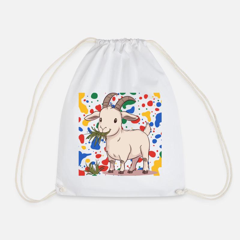 Chèvre Chèvre Chèvre - Sac de sport léger - blanc