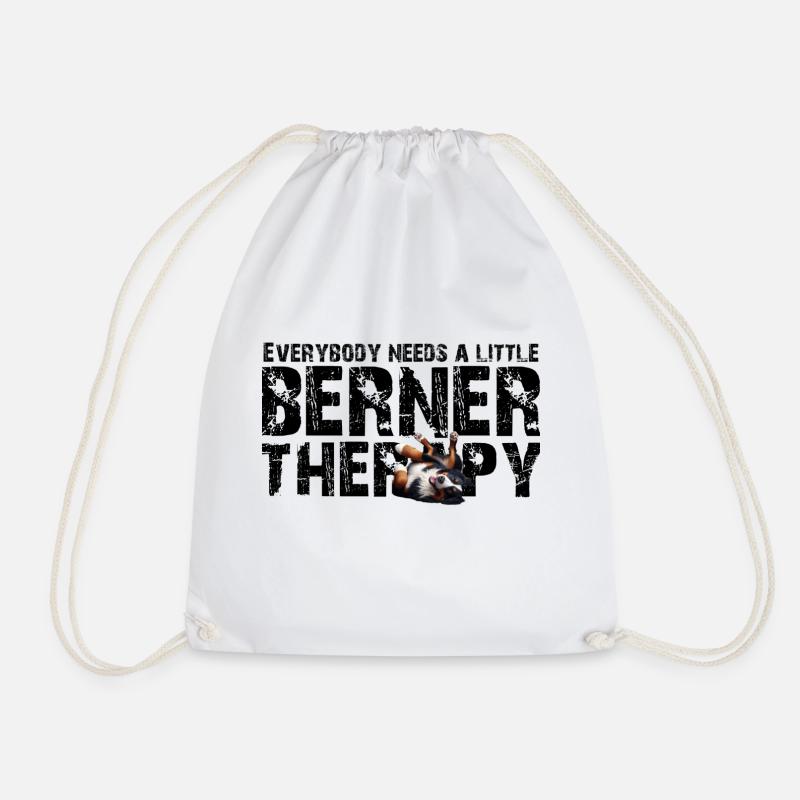 Berner Sennenhund - Turnbeutel - Weiß