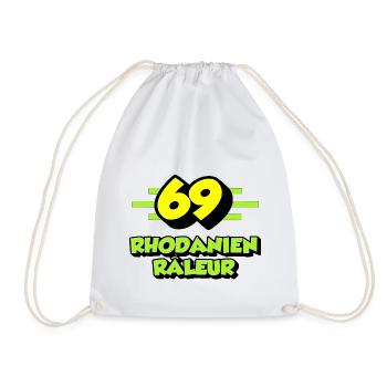Rhodanien râleur - Sac de sport léger - blanc - Devant