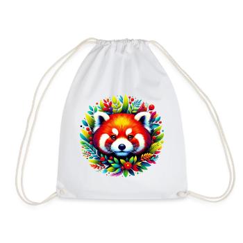 Petit panda - Sac de sport léger - blanc - Devant