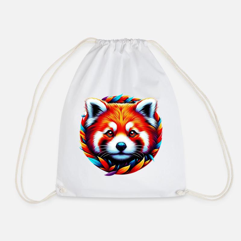 Kleiner Panda - Turnbeutel - Weiß