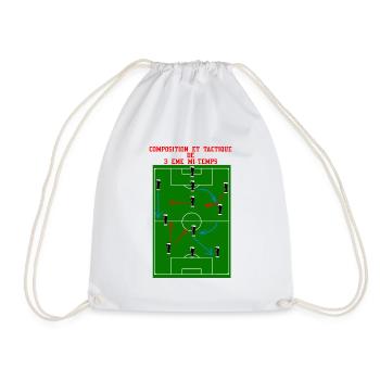 3rd Half - Drawstring Bag - white - Front