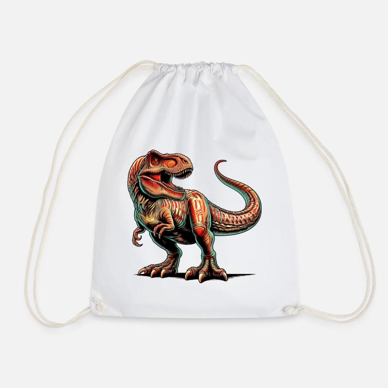 Dinosaure - Sac de sport léger - blanc