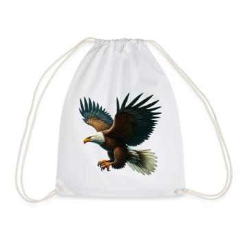 Adler - Turnbeutel - Weiß - Vorne