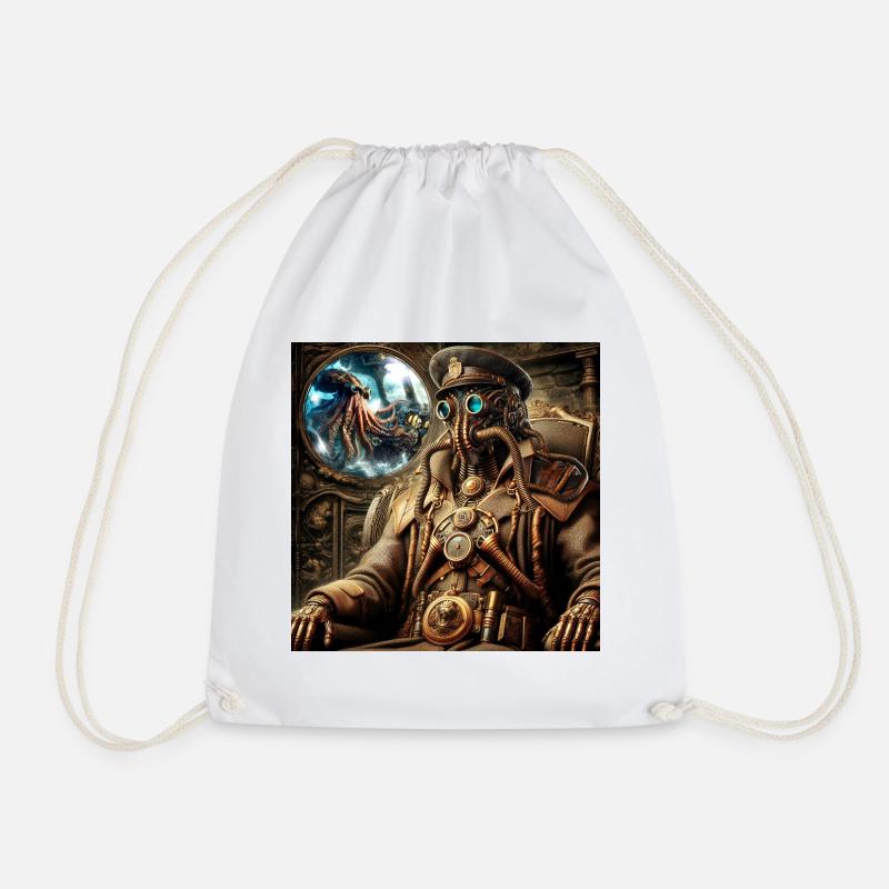 Kapitän Nemo Steampunk - Turnbeutel - Weiß