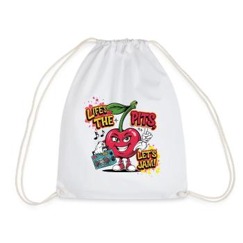 Life's the Pits, Let's Jam - Sac de sport léger - blanc - Devant