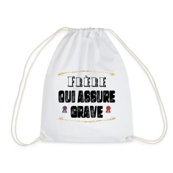 Frère Qui Assure Grave - Sac de sport léger - blanc - Devant