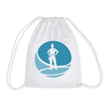 Tool Installer Screwdriver - Drawstring Bag - white - Front