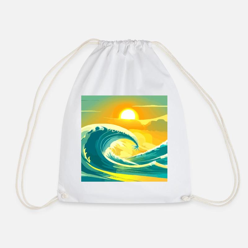 Sea Sun - Turnbeutel - Weiß