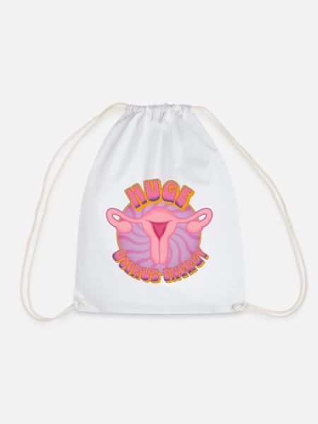 Huge Uterus Energy – Power & Empowerment - Turnbeutel - Weiß