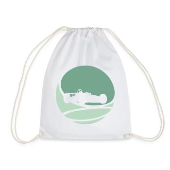 Car Racing Racing Car Sports Car - Drawstring Bag - white - Front