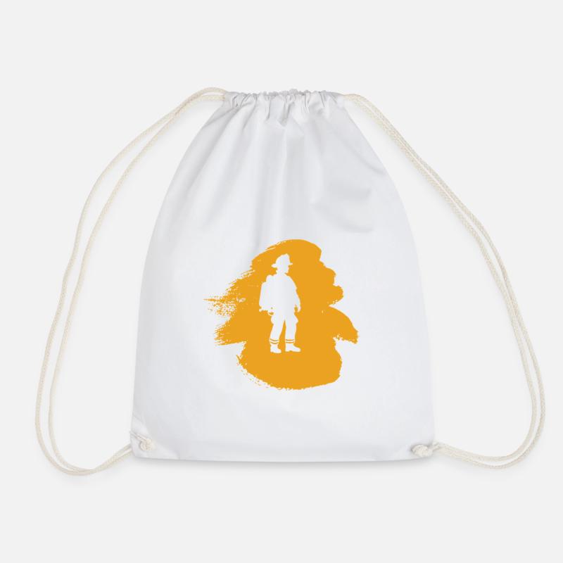 Pompier Sauveteur Pompier - Sac de sport léger - blanc