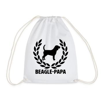 Papa Beagle - Sac de sport léger - blanc - Devant