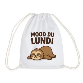 mood du lundi - Sac de sport léger - blanc - Devant