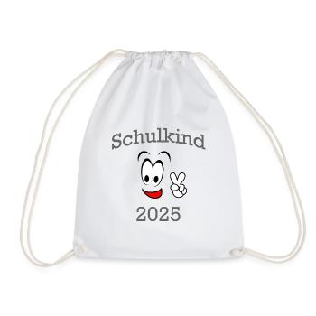 Schulkind 2025 Einschulung 2025 - Turnbeutel - Weiß - Vorne