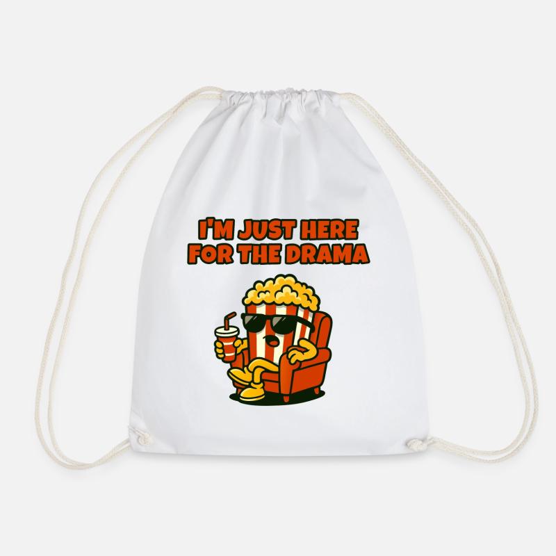 Popcorn Diva Drama - Sac de sport léger - blanc
