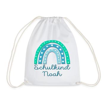 SCHULANFANG SCHULKIND NOAH - Turnbeutel - Weiß - Vorne