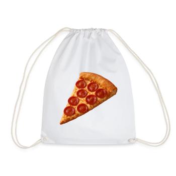 Pizza Salami - Turnbeutel - Weiß - Vorne