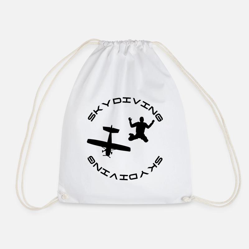 Skydiver - Turnbeutel - Weiß