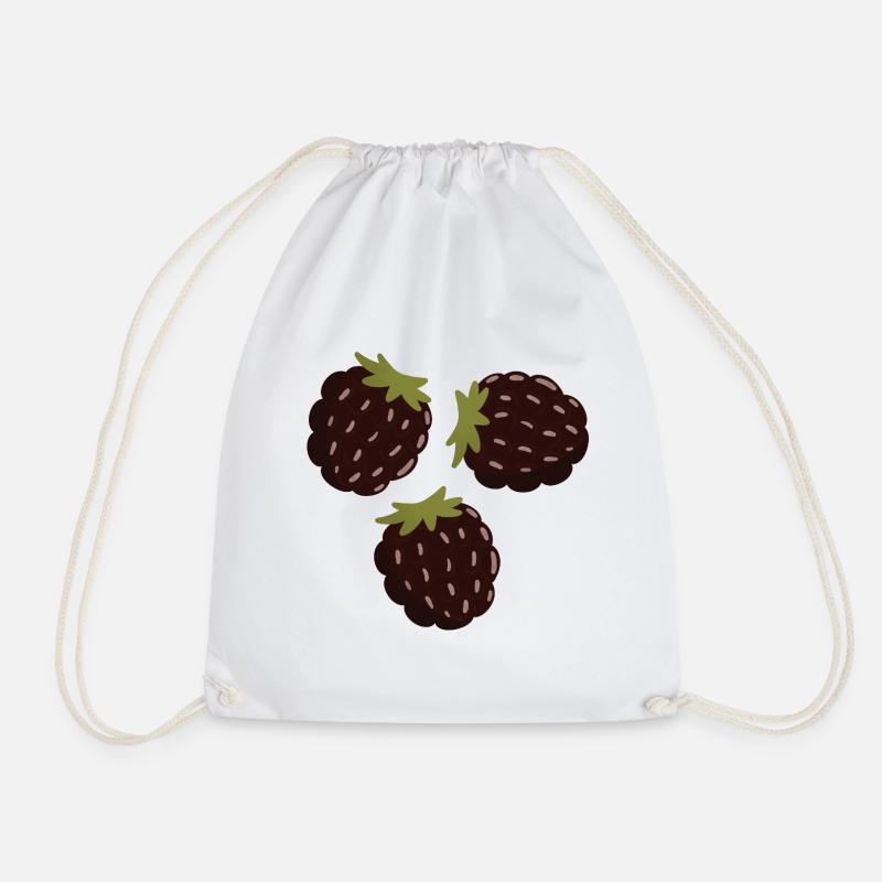 Berry Delight Illustratives Design - Turnbeutel - Weiß