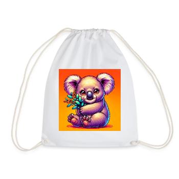Koala - Turnbeutel - Weiß - Vorne