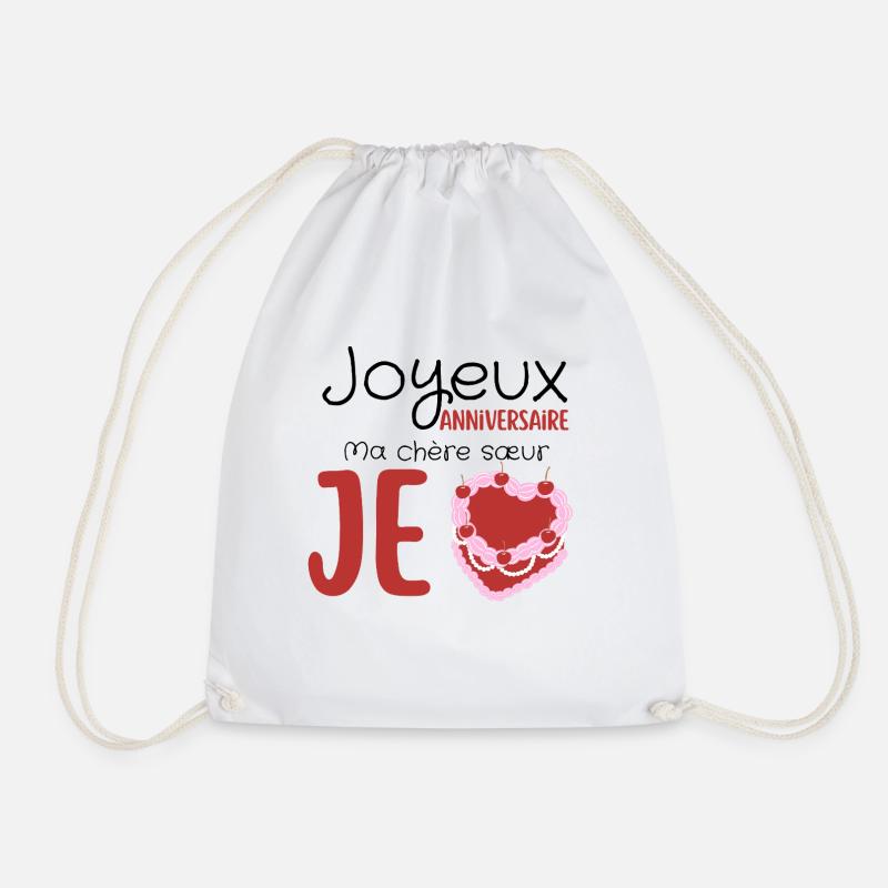 Joyeux anniversaire - Sac de sport léger - blanc
