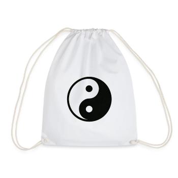 YinYang Silhouette - Sac de sport léger - blanc - Devant
