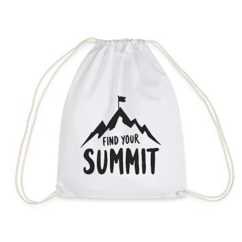 Trouvez votre sommet - Sac de sport léger - blanc - Devant