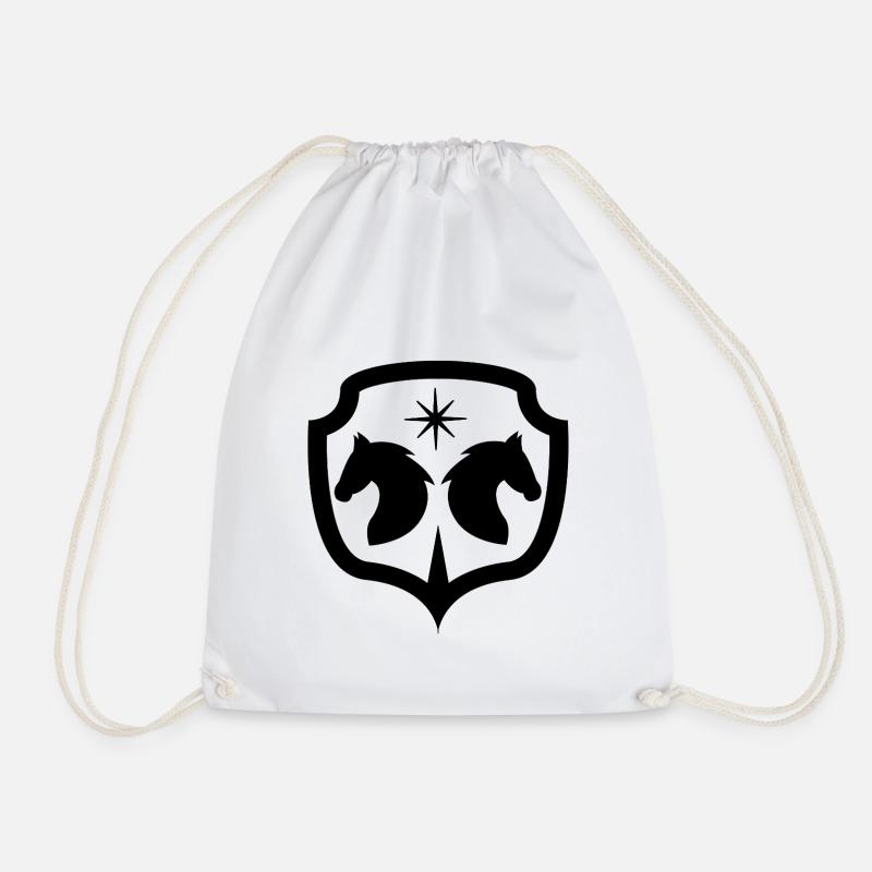 Chevaux - Sac de sport léger - blanc