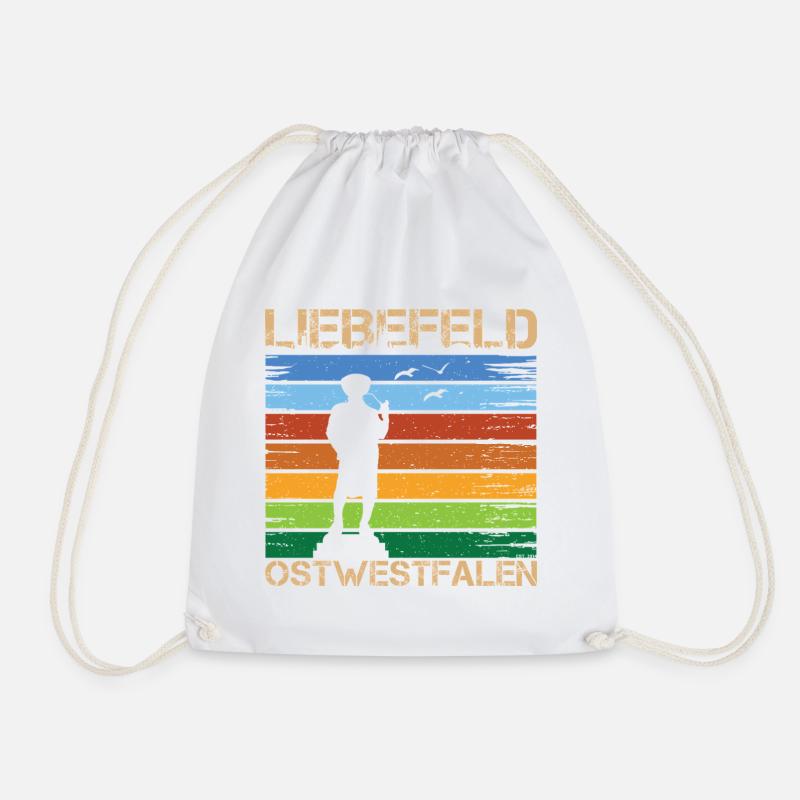 Liebefeld ❤ Leineweber - Turnbeutel - Weiß