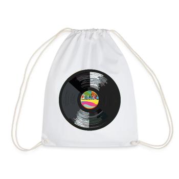 Vinyl_1 - Turnbeutel - Weiß - Vorne