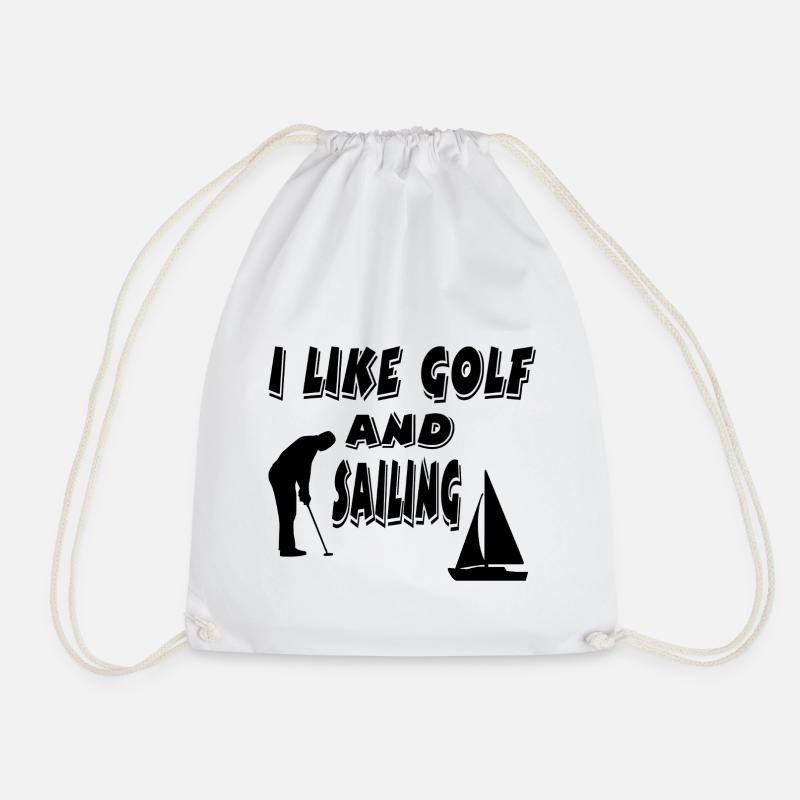 gulf - Drawstring Bag - white