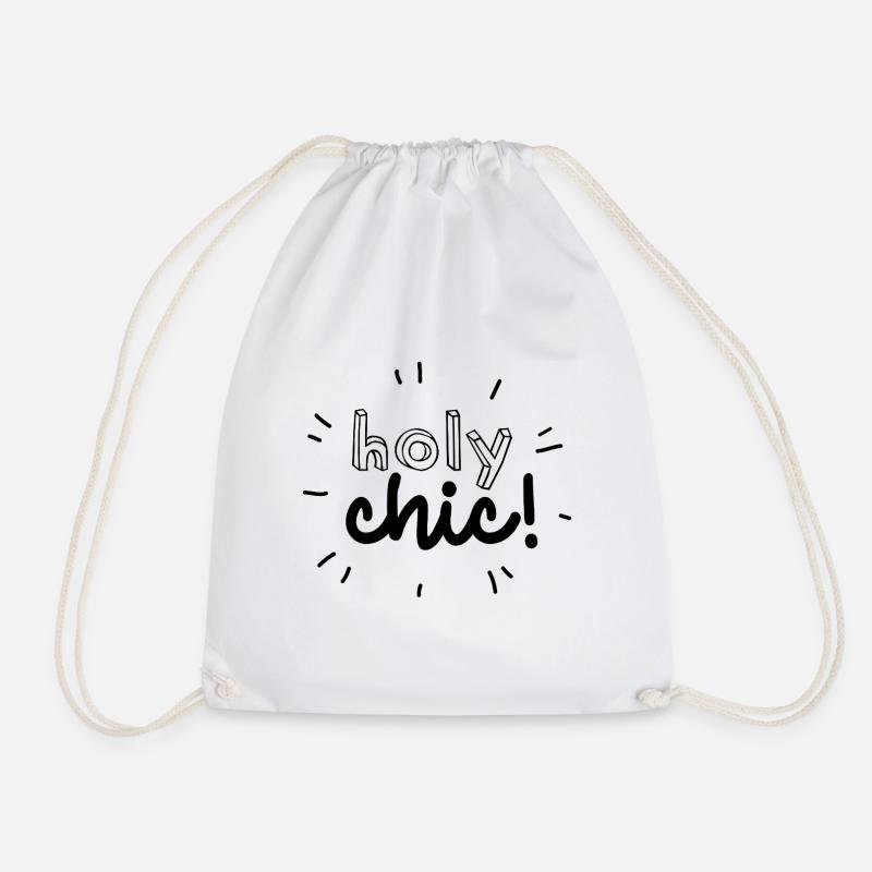 « Sacré chic » - Sac de sport léger - blanc