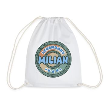 Milian comme idée de cadeau - Sac de sport léger - blanc - Devant