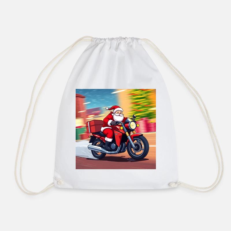 Santas Fastest Reindeer - Turnbeutel - Weiß