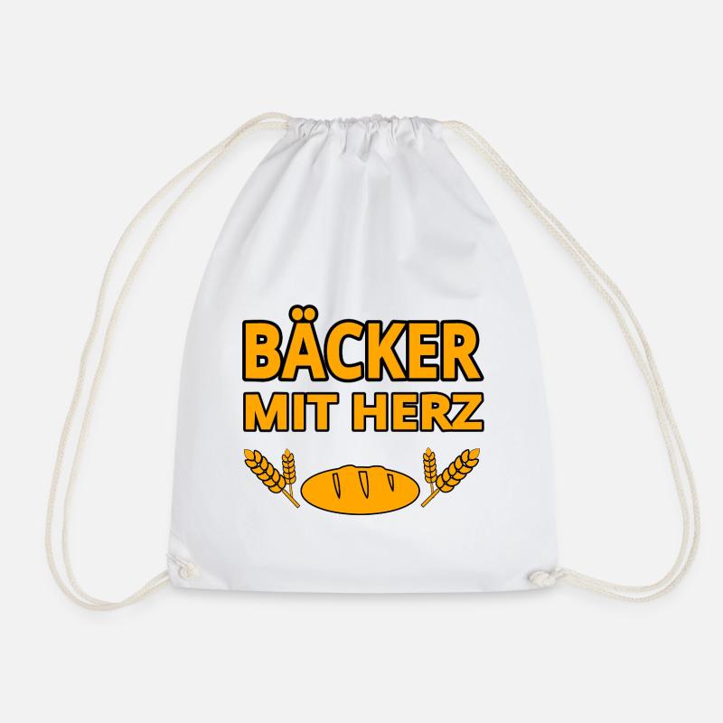 Bäcker - Turnbeutel - Weiß