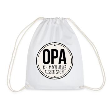 Grandpa Gift Grandpa - Drawstring Bag - white - Front