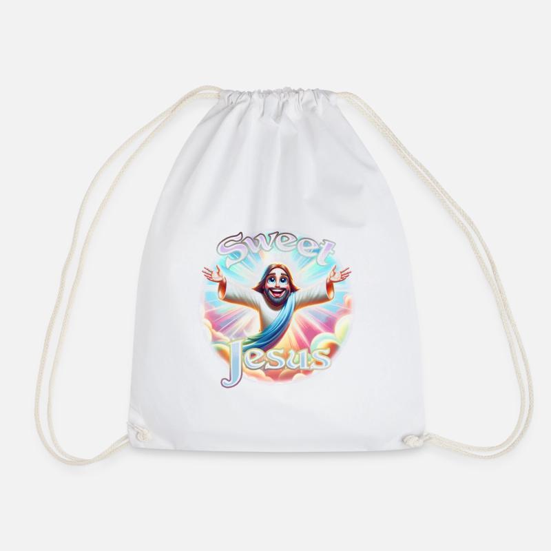Doux Jésus - Sac de sport léger - blanc